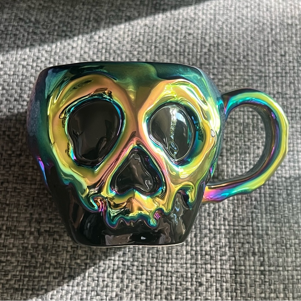 Disney Iridescent Skull Mug